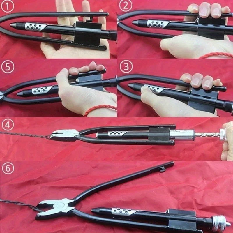 Alicates de torsión de alambre de seguridad, herramientas de torsión, Kit de reparación manual, alicates de torsión de alambre de seguridad para aviones unidireccionales de 6 pulgadas y 9 pulgadas - imagen 5