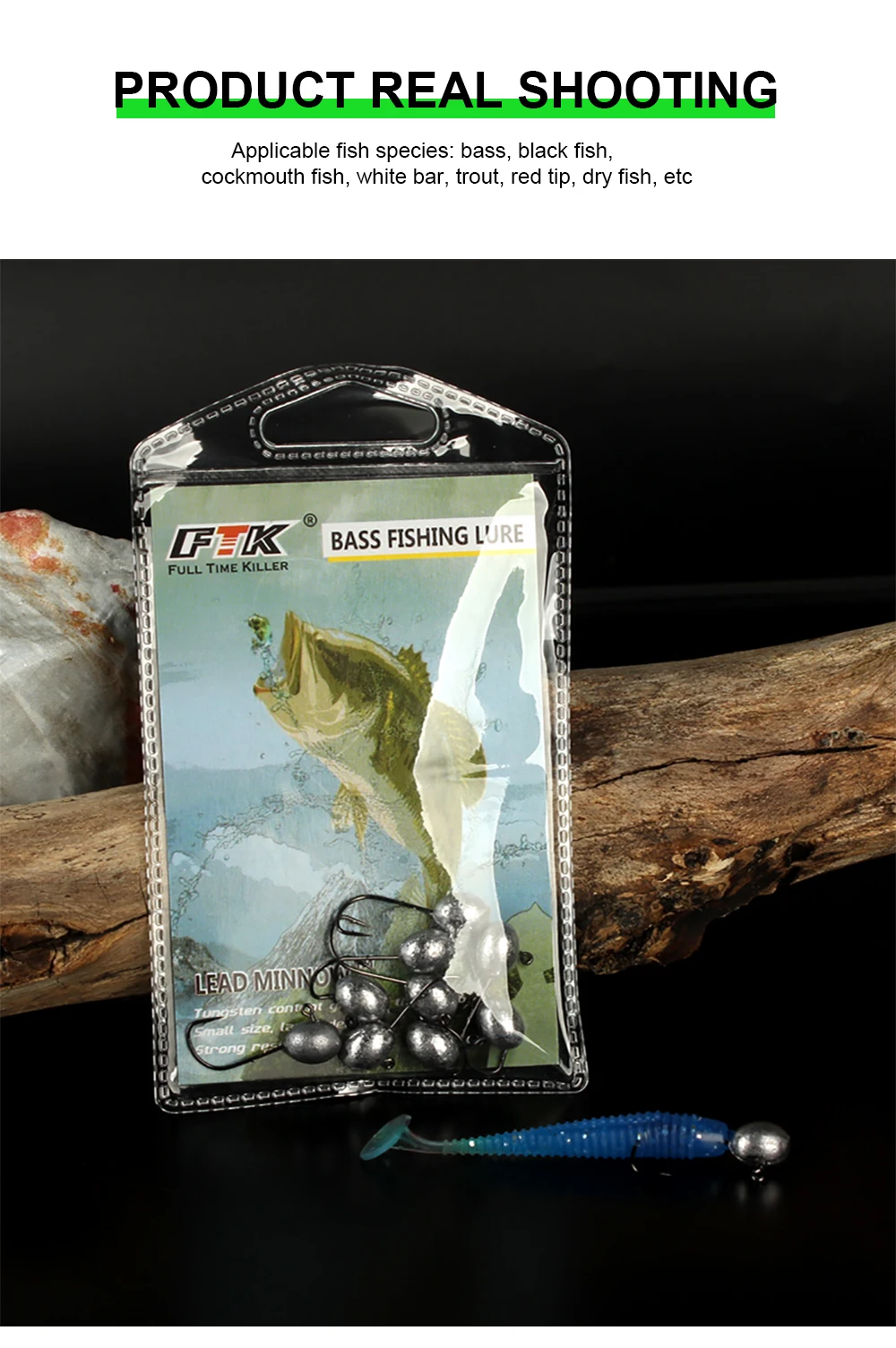 Un producto Imagen de tiro real de un señuelo de pesca