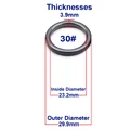 Size30 29.9mm 20Pcs