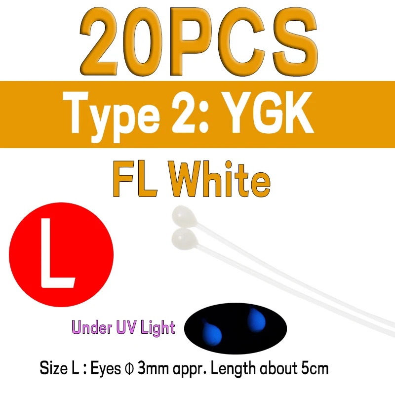 20pcs YGK L FLW