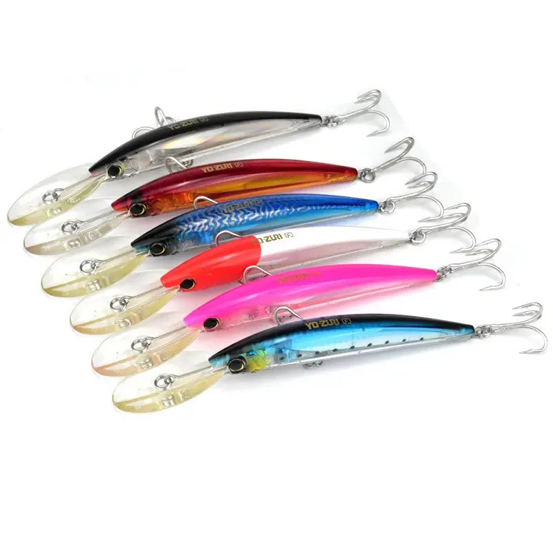 KNCONAN-señuelo de pececillo flotante largo, cebo Artificial Wobbler para lubina, Lucio, Swimbait, suministros de pesca, aparejos, 170mm, 24,5g - imagen 4