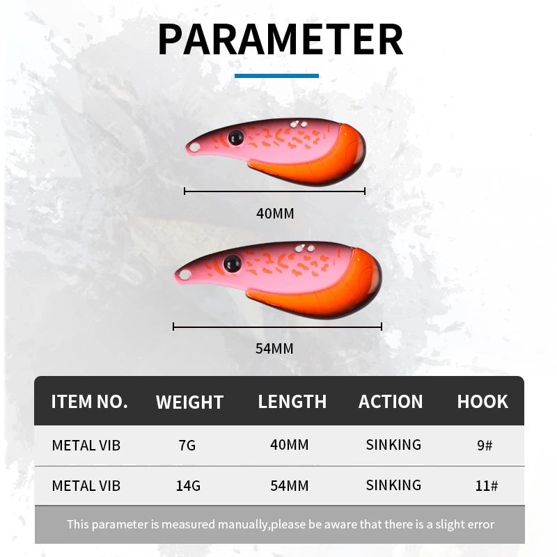 MAGIC WORKS-cebos de Metal para pesca, cebos de vibración para hundir, señuelos de lubina Artificial, aparejos de pesca de 7g/14g - imagen 3