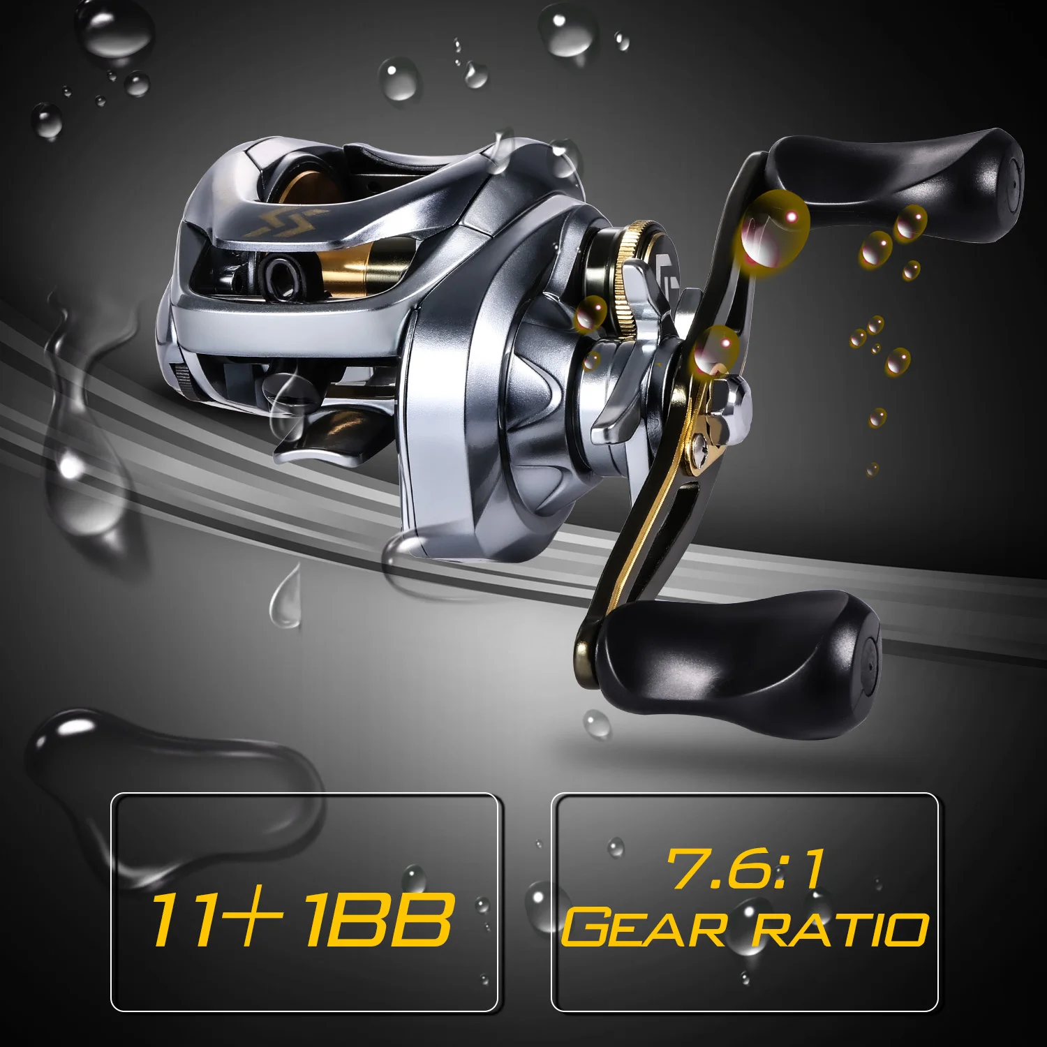 Carrete baitcasting Sougayilang vista general