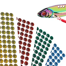 Señuelo de Ojos de pesca 3D, anzuelos holográficos de 6mm, 8mm, 10mm y 12mm, para manualidades, 100 unids/lote por paquete