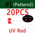 20PCS P2  L red