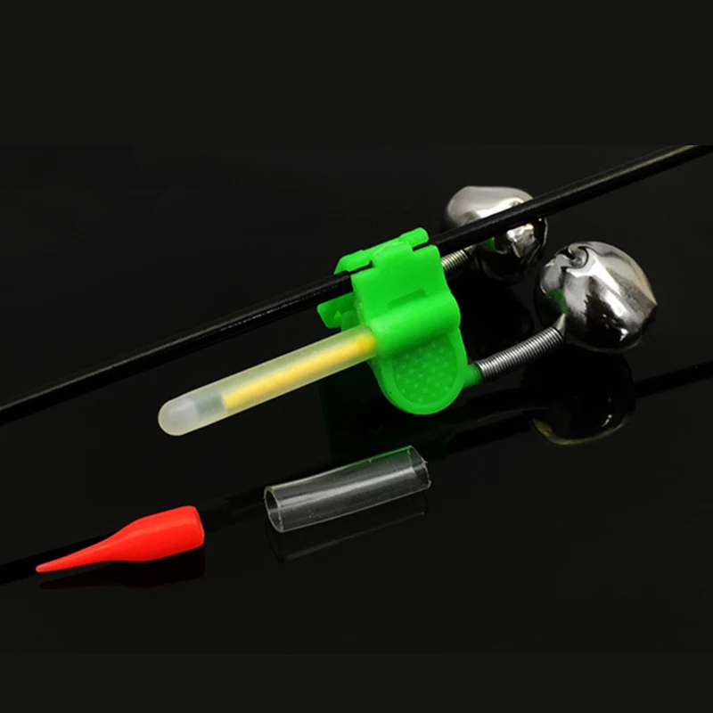 Alarmas de picada con clip y campana para caña de pescar - imagen 3