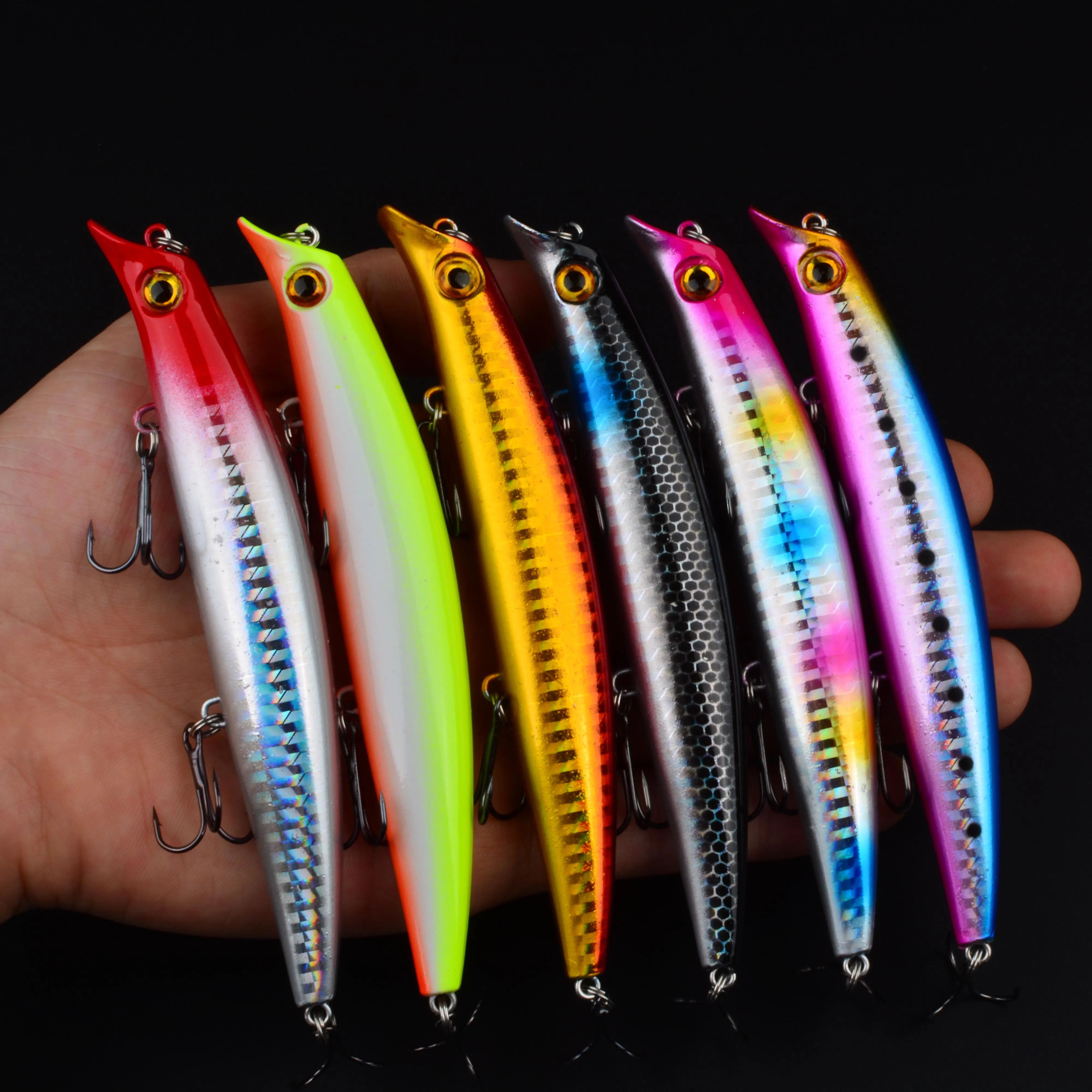 Señuelo Popper Topwater – Cebo duro artificial de superficie para spinning
