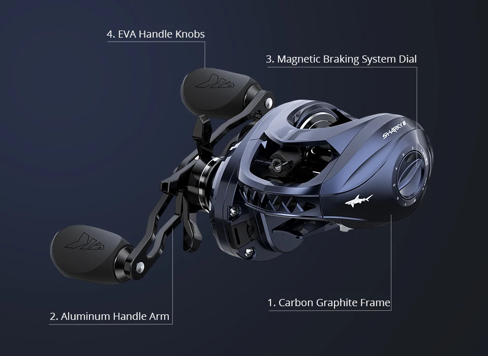 Experimentar precisión y comodidad con este carrete de pesca de alto rendimiento