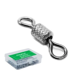 Conector giratorio con rodamiento de bolas para pesca
