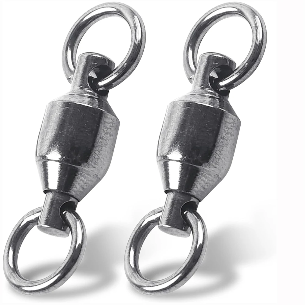 Conector giratorio acero inoxidable para sedal – Alta resistencia pesca