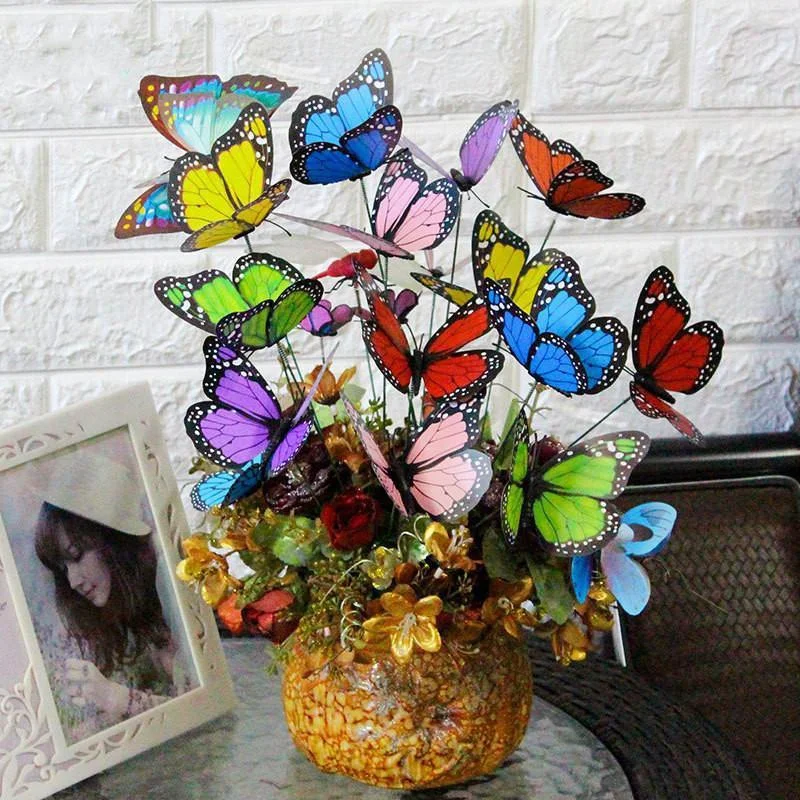 Mariposas 3D impermeables para decoración de jardín, bodas y exteriores - imagen 5