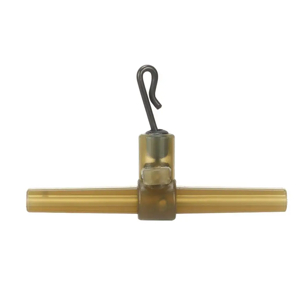 Accesorios de pesca de carpa, mangas antienredos, dobladas laterales con gancho giratorio para carpa, helicóptero, aparejo de carpa para equipo de aparejos de pesca - imagen 2