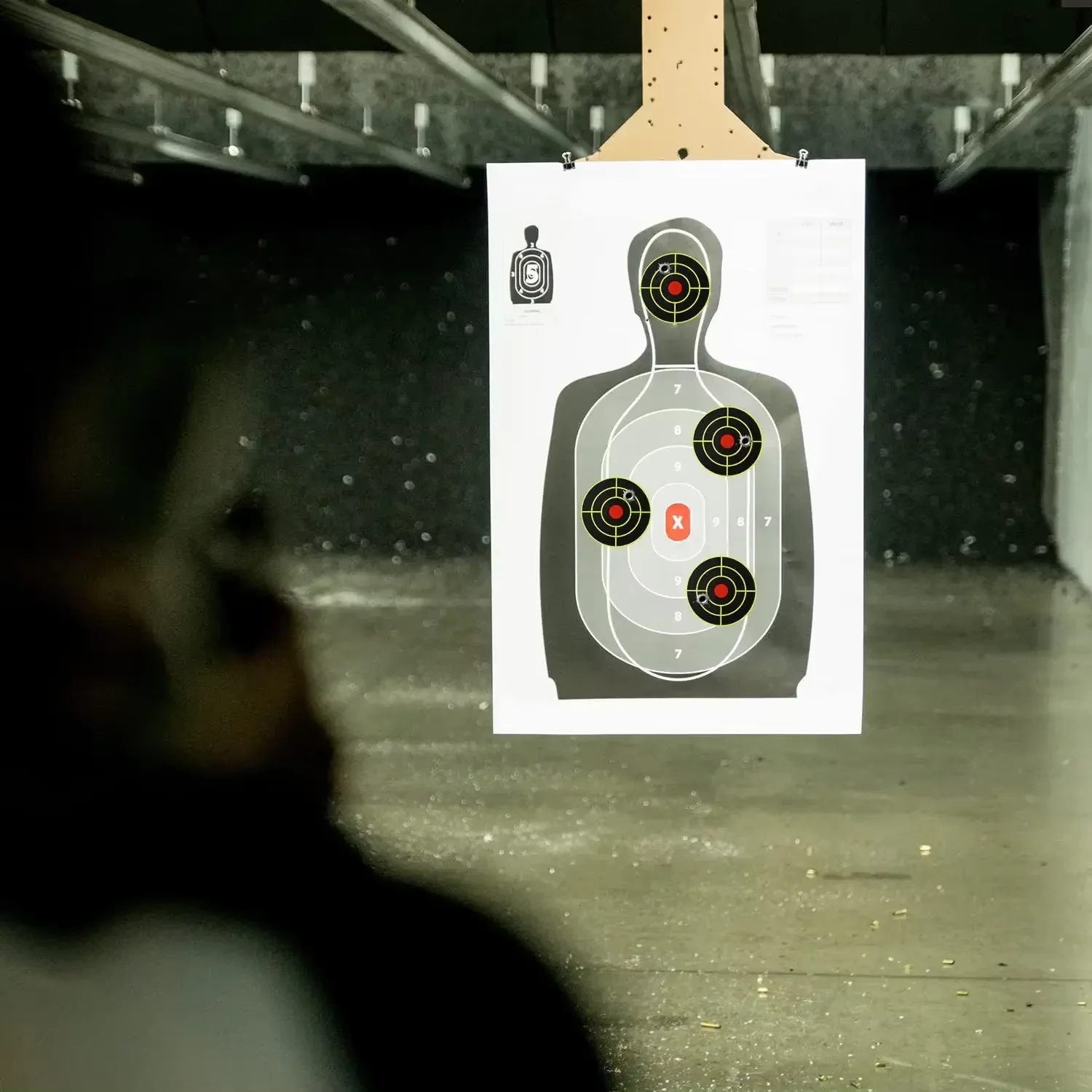 100 Uds. Pegatina autoadhesiva para objetivo de tiro, 7,6 cm, salpicaduras, amplificador, práctica reactiva, entrenamiento, pegatinas de caza ﻿ - imagen 2