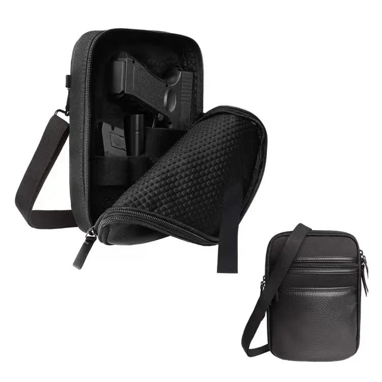Bolsa de transporte táctica oculta para pistola, bolso de hombro para pistola, riñonera para caza, bolsillo para la cintura, protección suave, bandolera para pistola - imagen 5