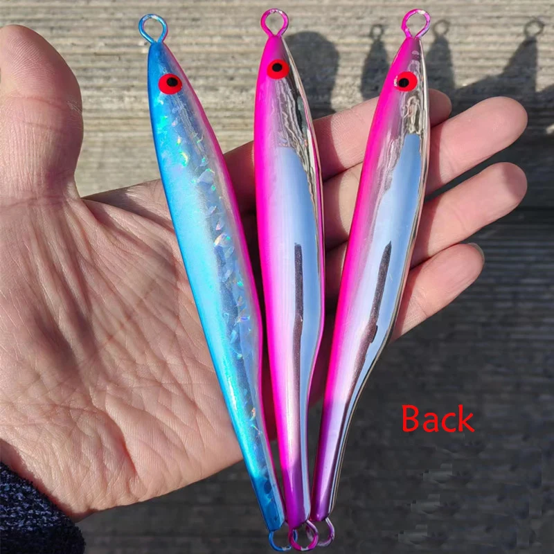 Testar Luminouse-gabarito de Metal galvanizado, 200g, 300g, señuelo de Pesca, velocidad del brillo, Jigging rápido profundo, cebo duro Artificial para Pesca atún - imagen 4