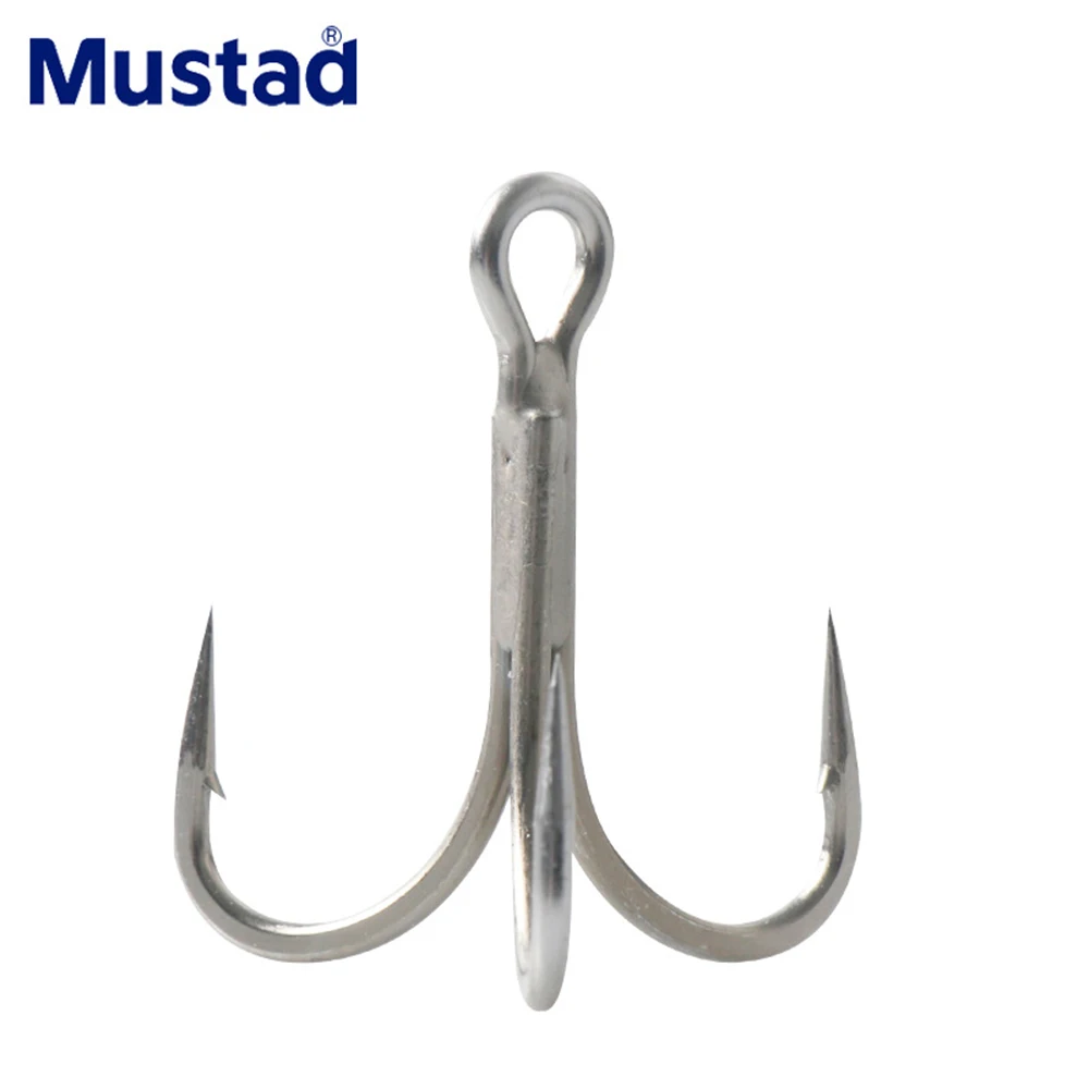 Mustad-anzuelo triple de pesca en el mar, tecnología 4,3 UltraPoint, JAW LOK 3X 4X 5X, fuerte, 8 #-5/0, JL73NP,JL74NP,JL75NP, Original - imagen 3