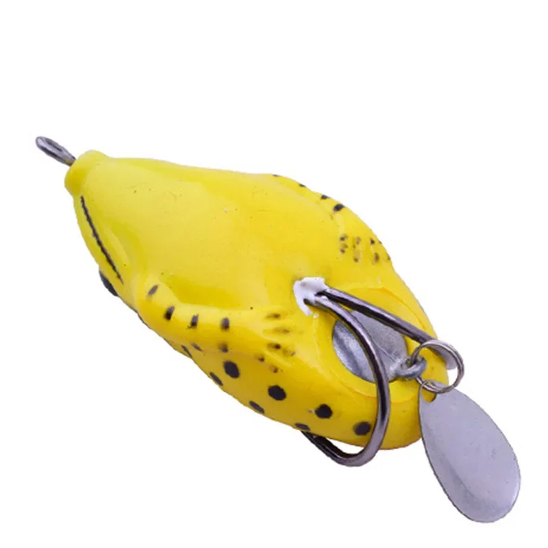 Cebos blandos realistas, 8cm, 10,5g, señuelos de Inteligencia de rana de salto pequeño, cebo de silicona para basura, Wobblers, aparejos de pesca Crankbait, 1 ud. - imagen 3