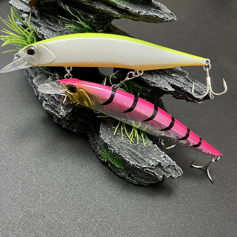 17g Realalis Jerkbait 120F señuelos flotantes para pececillos sonajeros al por mayor cebo duro Artificial trucha plástico Swimbait accesorios de pesca - imagen 4