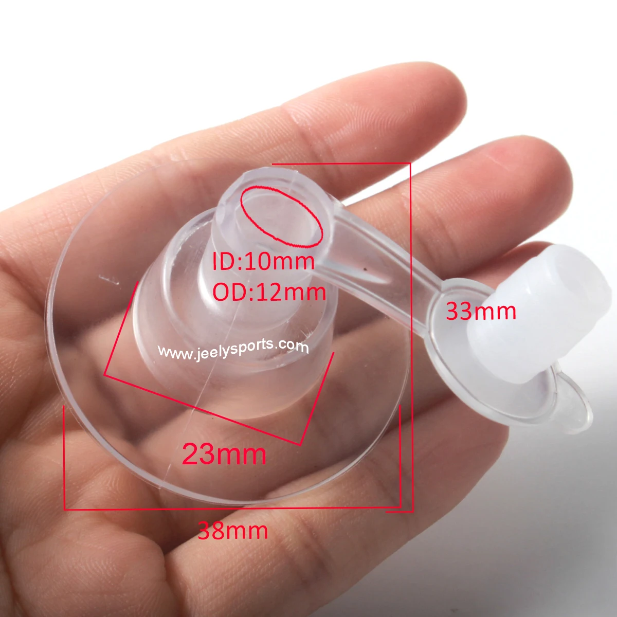 Jeely 10 unids/lote válvula de retorno de PVC para reparación de cometas de kitesurf - imagen 2