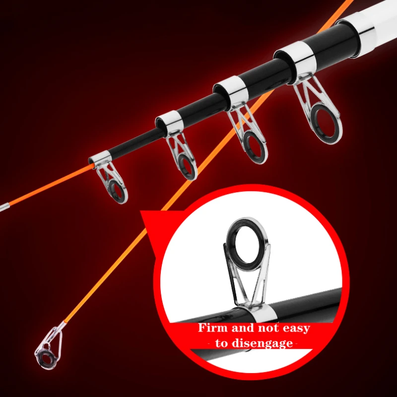 Caña de pescar telescópica superdura, peso de Pesca pesado, distancia de lanzamiento, potencia de Pesca, dureza de carbono, equipo de Pesca - imagen 4
