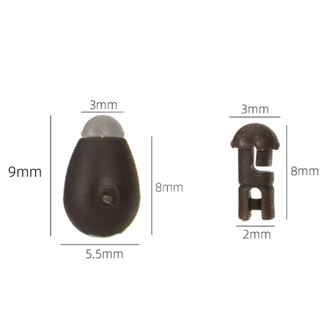 50 Uds S/L cuentas de cambio rápido para pesca de carpa método de cuentas alimentador señuelos cuenta método de pesca alimentador aparejo soporte de línea herramientas de pesca - imagen 2