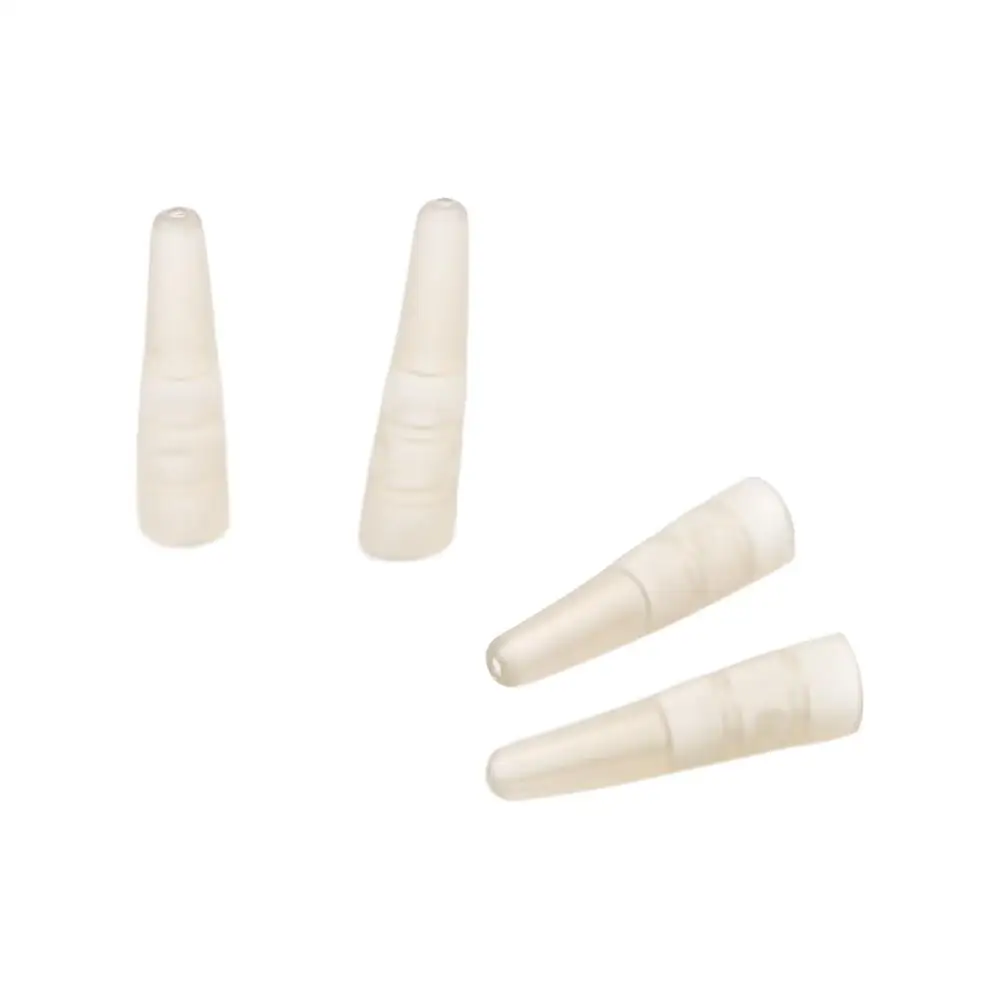 Estos son pequeños objetos blancos en forma de cono