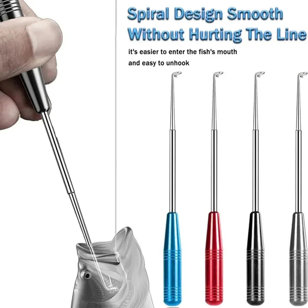Herramienta de acero inoxidable para extraer anzuelos, caja de aparejos para caña de pescar - imagen 2