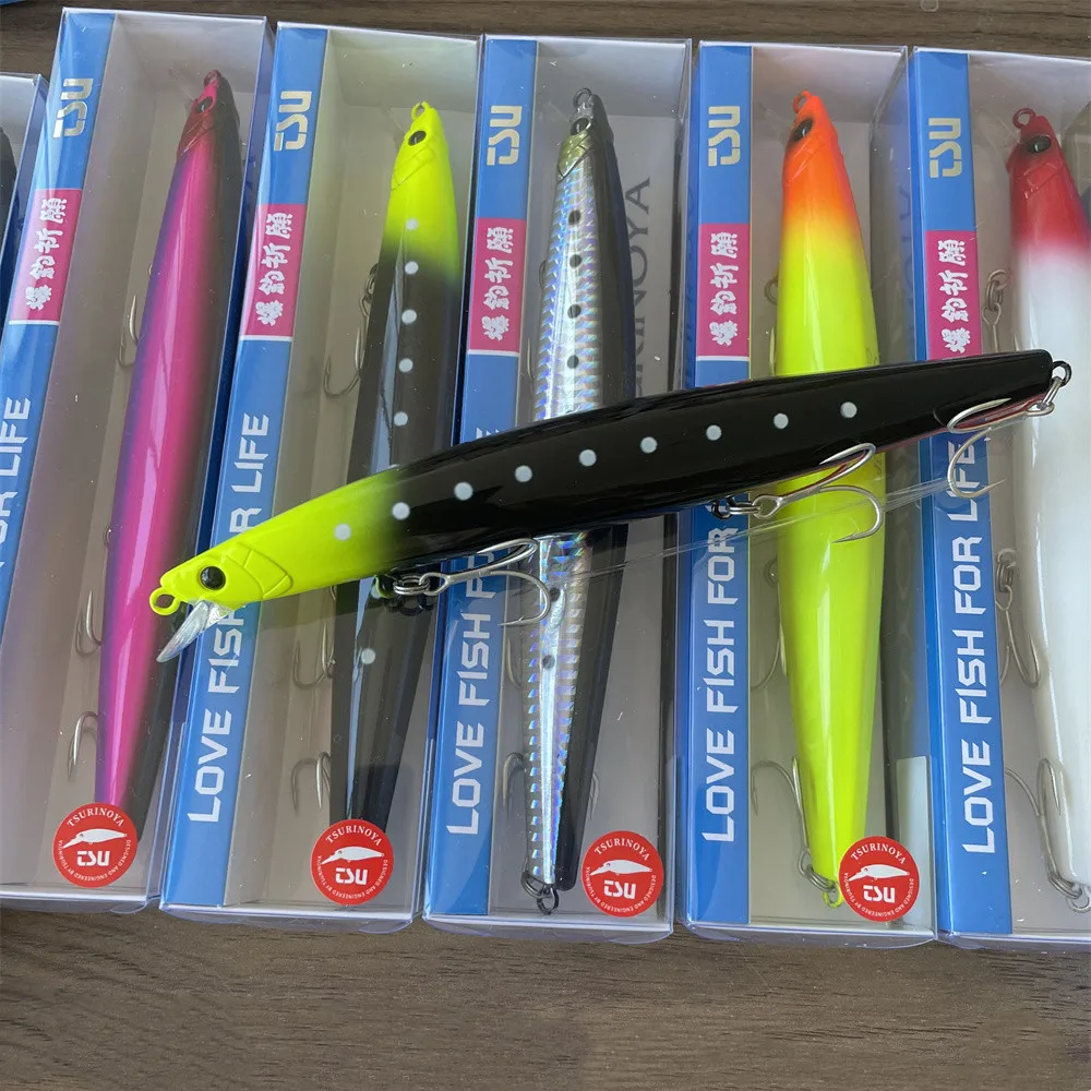 TSURINOYA-señuelo de pesca de agua salada, 4 piezas, 173mm, 6,81 pulgadas, 37,5g, 173F, Ultra largo, piscardo flotante - imagen 2