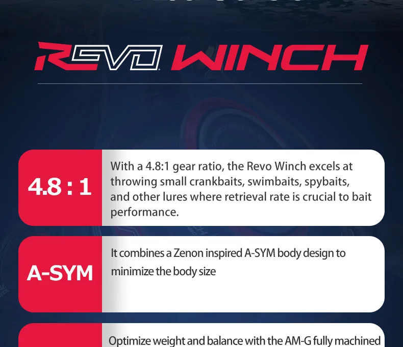 Revero Winch Unlease su potencial de pesca con precisión y potencia