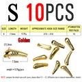 10pcs Size SGolden