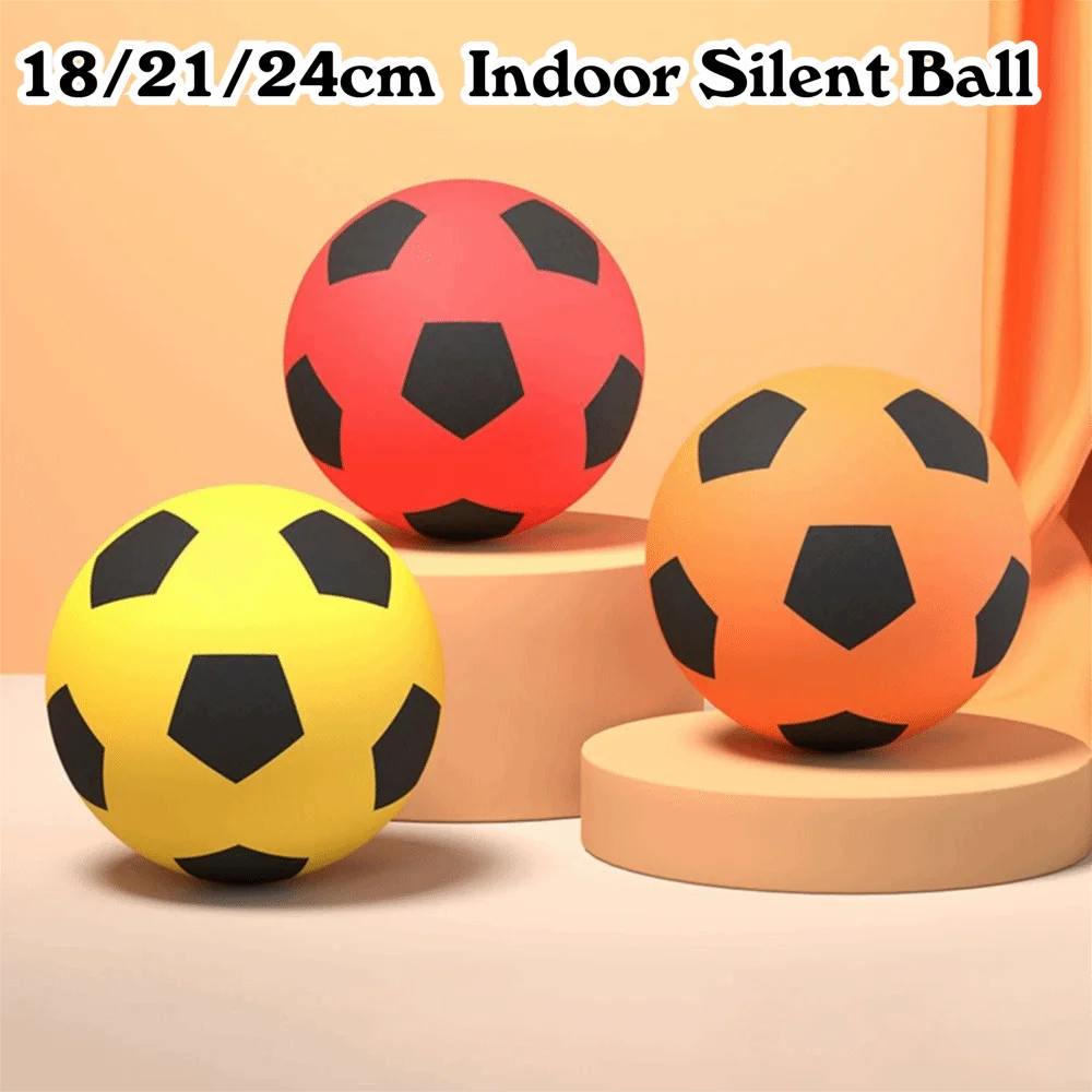 Balón de fútbol silencioso de espuma – Ideal para entrenar en casa