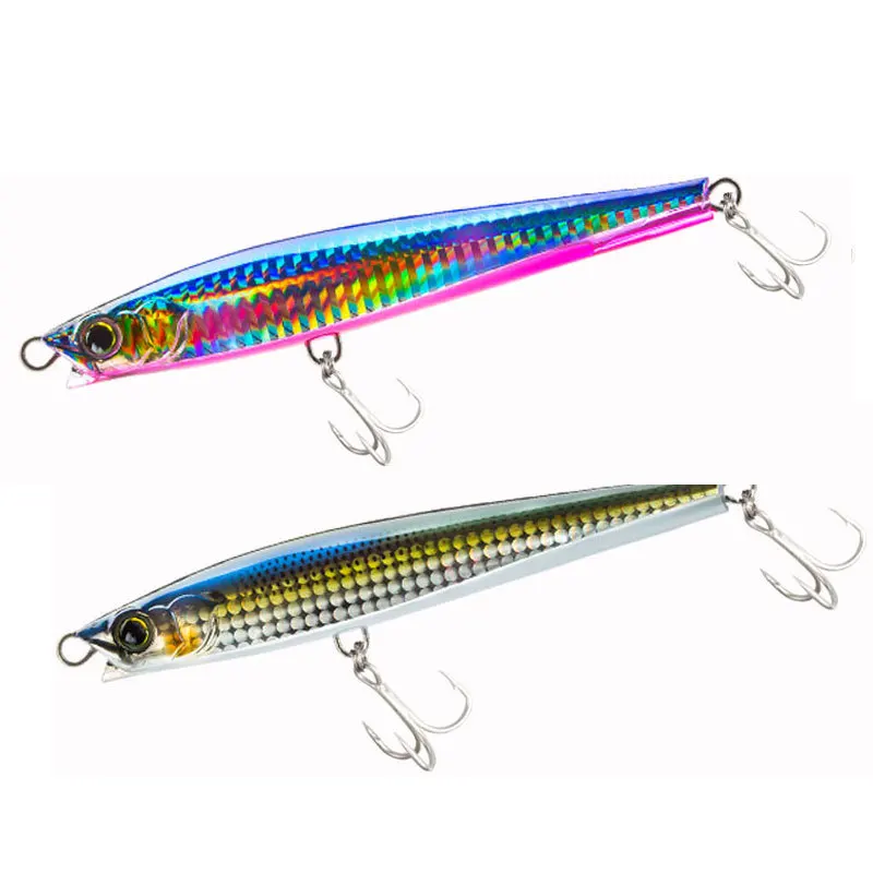 5 uds cebo de lápiz de pececillo sumergido 50G/110MM cebo duro de pesca de aguas profundas señuelo hundido de largo alcance - imagen 4