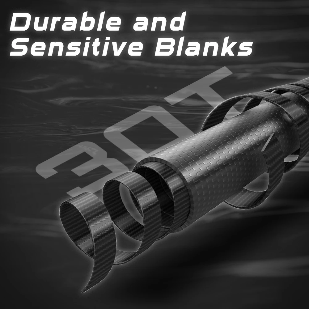 Caña giratoria MIFINE Nano Jig, caña de pescar ultraligera de 0,5-2g, 1,68 m/1,83 m, acción rápida para lubina, trucha, agua salada y dulce - imagen 4