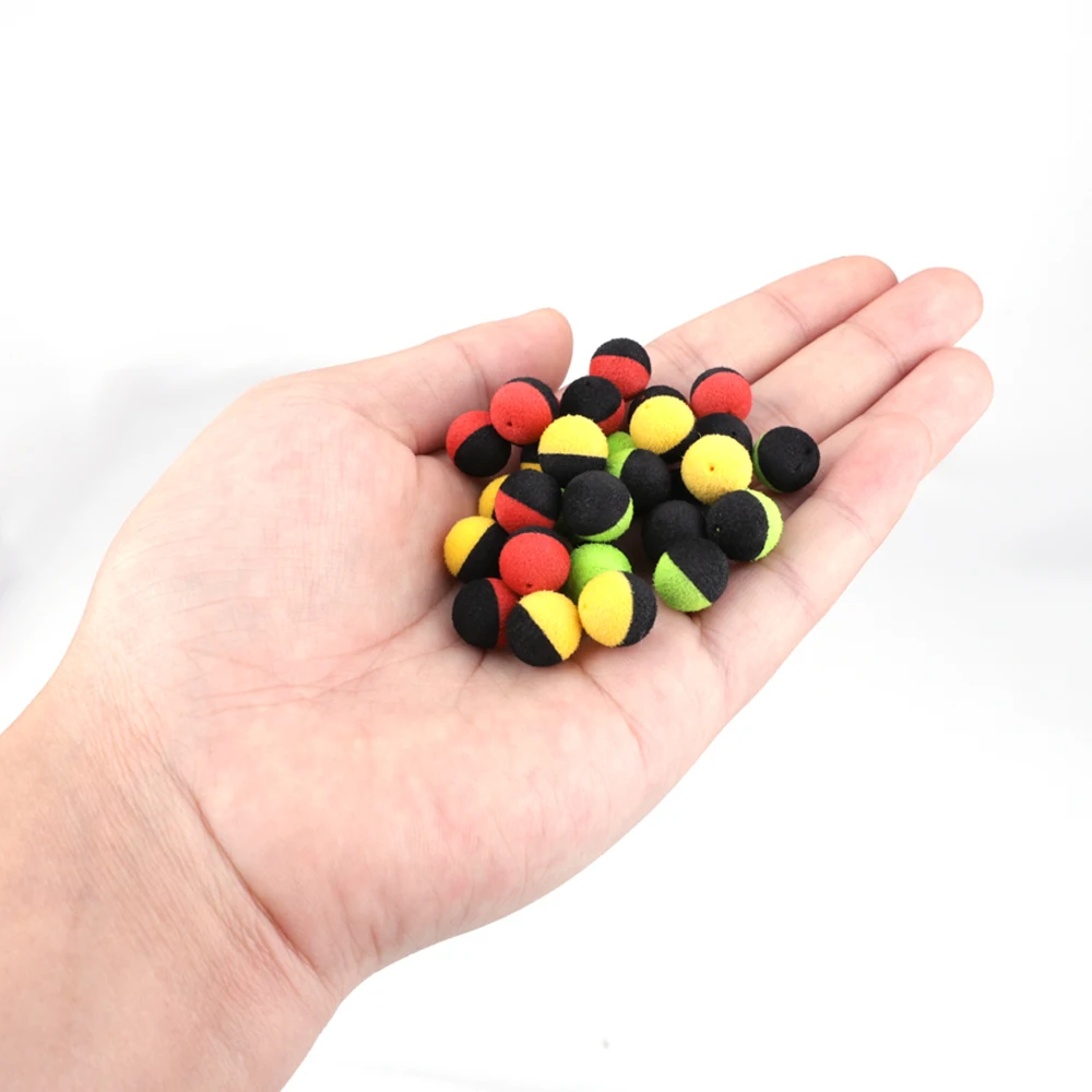 NGB 10 Uds Boilies emergentes Bola de espuma para pesca de carpa 11mm flotabilidad cebo para carpa aparejo para el cabello método alimentador Boilies flotantes pesca - imagen 5