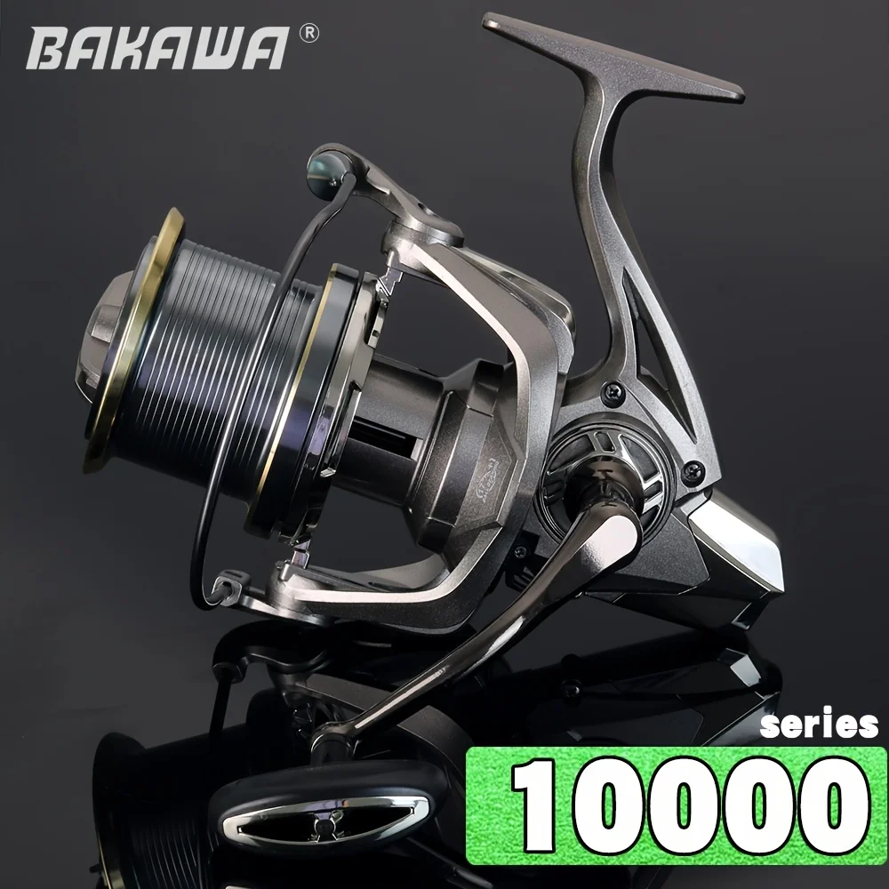 Carrete de spinning BAKAWA 10000 – Gran capacidad agua dulce y salada - imagen 3