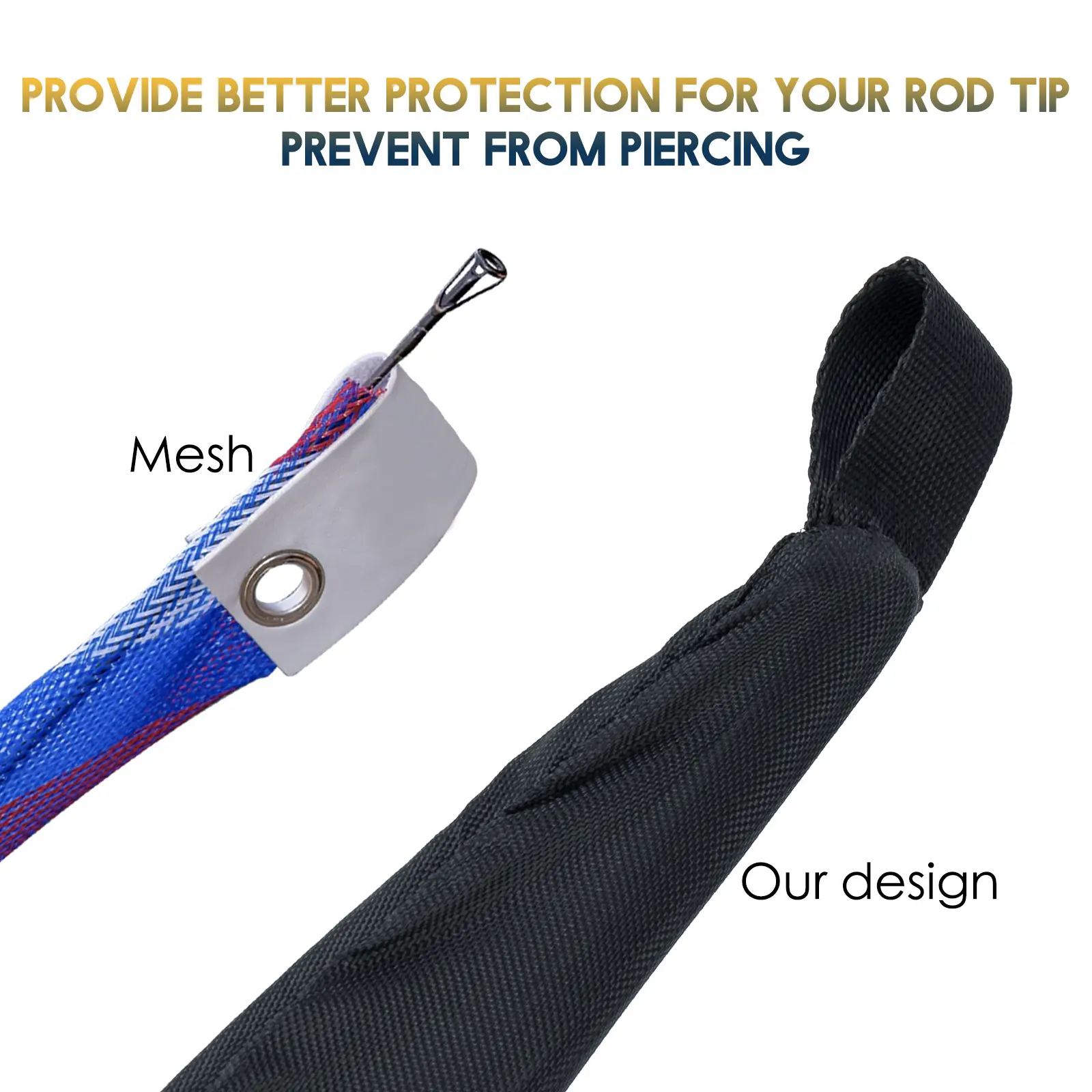 Protectores elásticos para punta de caña de pescar - imagen 3