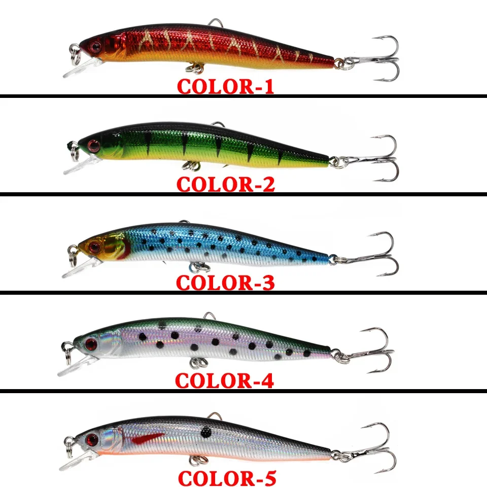 Señuelo de pesca duro Minnow con 2 anzuelos, señuelo de aparejos de pesca, ojos 3D, envío gratis, 18 cm, 8,2g, 1 lote - imagen 4