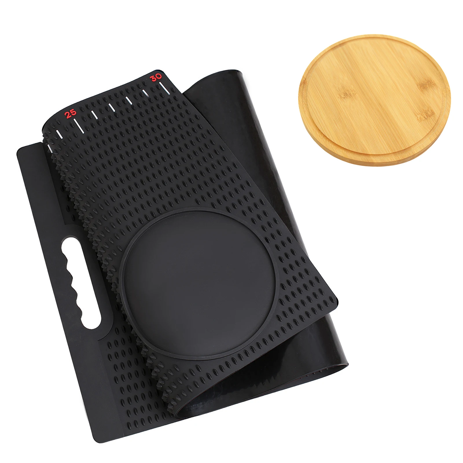 Tapete para filete de pescado, textura antideslizante con regla integrada de 30 ", dimensiones extendidas, Material fácil de limpiar, tabla para cortar pescado