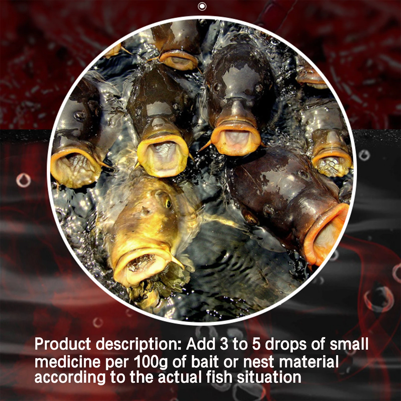 Cebo atrayente de carpa plateada, suministros de pesca atrayentes de agua dulce, cebo, aditivos de medicina - imagen 4