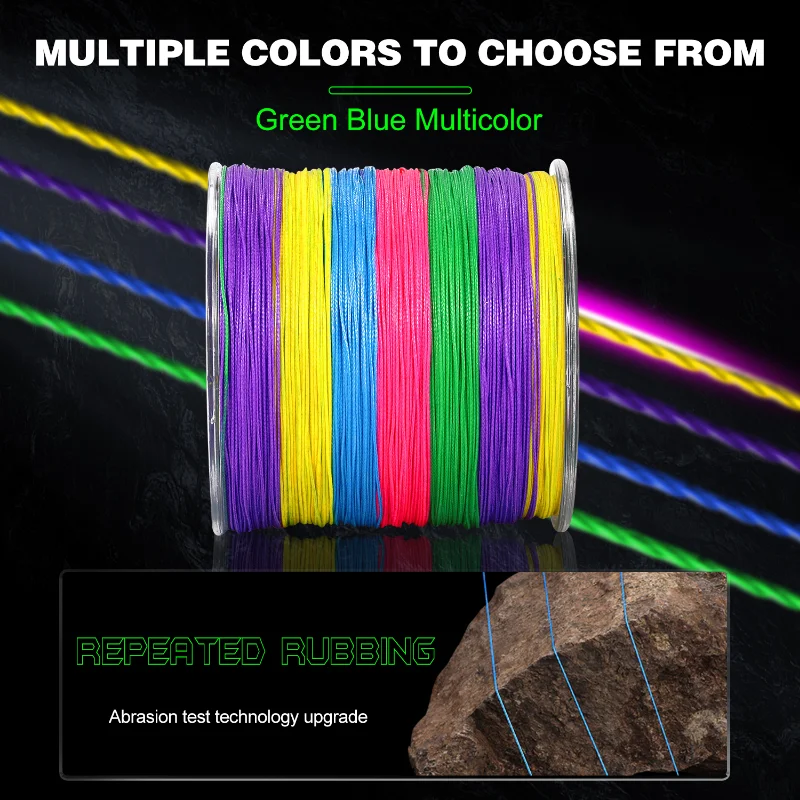 Sougayilang-sedal trenzado de 8 hebras para pesca de carpa, multifilamento de 100M y 300M, 20-85lb, accesorios de pesca - imagen 5