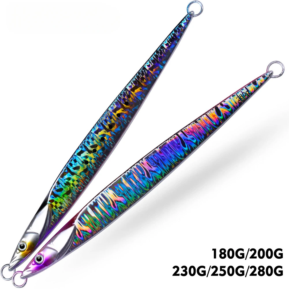 Jig metálico de hundimiento rápido para jigging marino