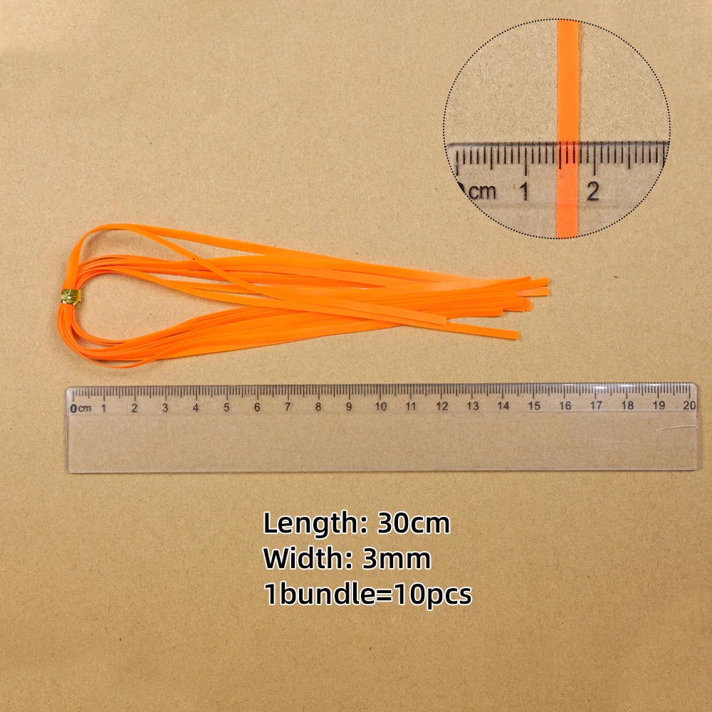 ICERIO, 3 mechones = 30 Uds., envoltura corporal de silicona para la ninfa Caddis Pupa, Material de atado de moscas de 3mm para larvas Caddis, señuelo Scud de ninfa checa - imagen 4