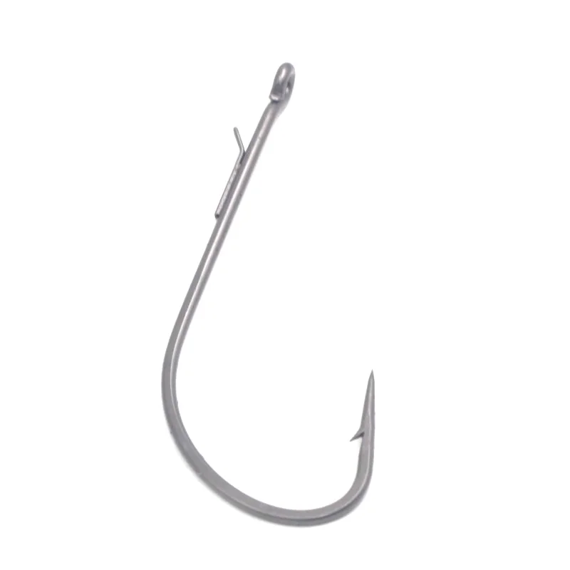 Nuevo MUSTAD AG34045-TX mango recto anzuelo de obstáculo señuelo reforzado mango recto gancho ancho Texas Caro juego de pesca gratis - imagen 5