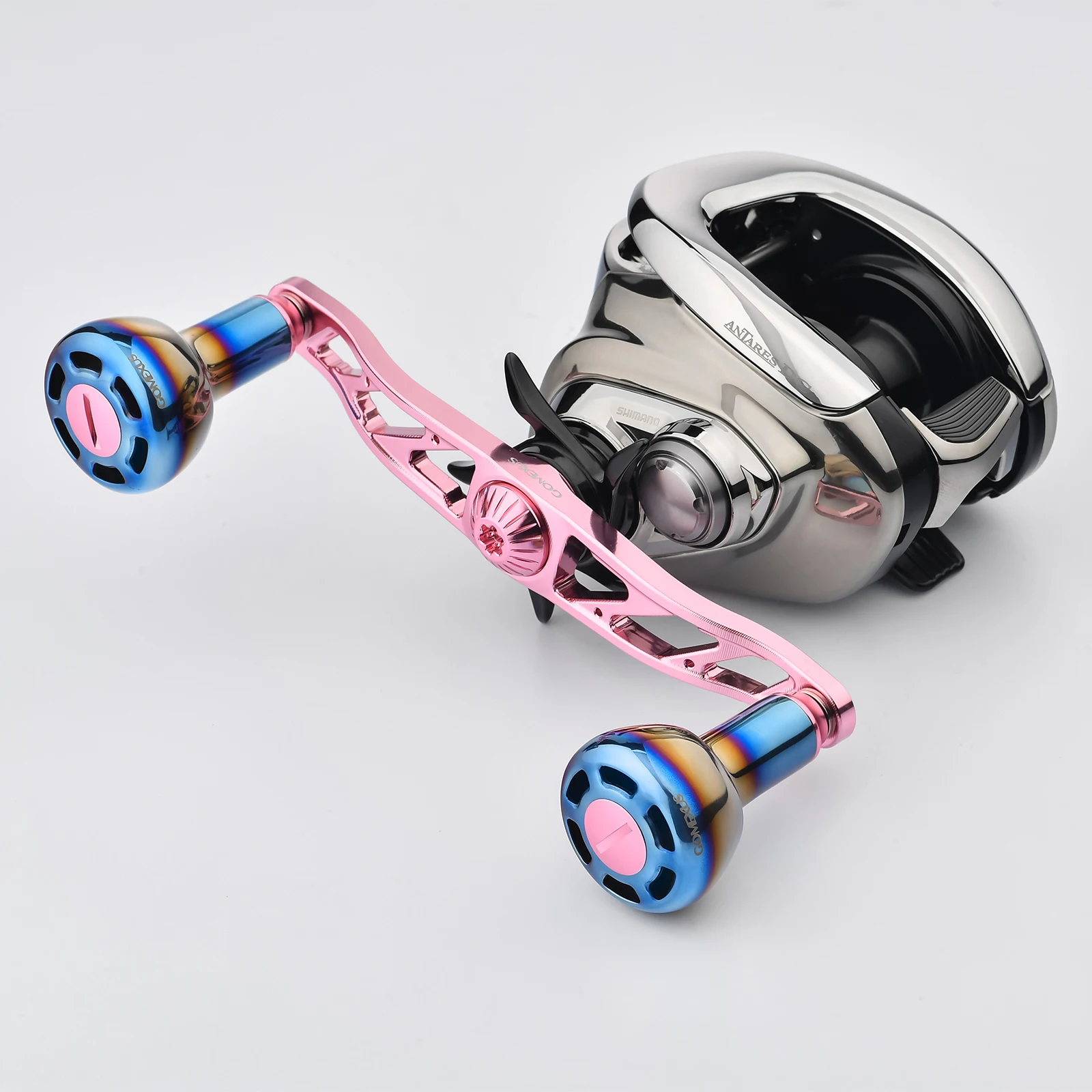 GOMEXUS-mango eléctrico de 120mm con perilla de titanio de 30mm para Shimano SLX Tranx 200 Antares Scorpion Metanium Bantam Curado Baitcaster - imagen 3