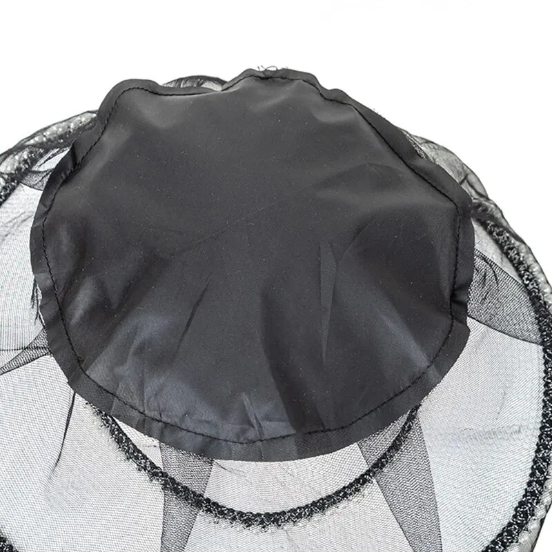 Gorro de pesca antimosquitos, 1 unidad, malla ajustable transpirable, sombrero de pesca, red para hombres y mujeres, viajes al aire libre, pesca, Camping - imagen 5