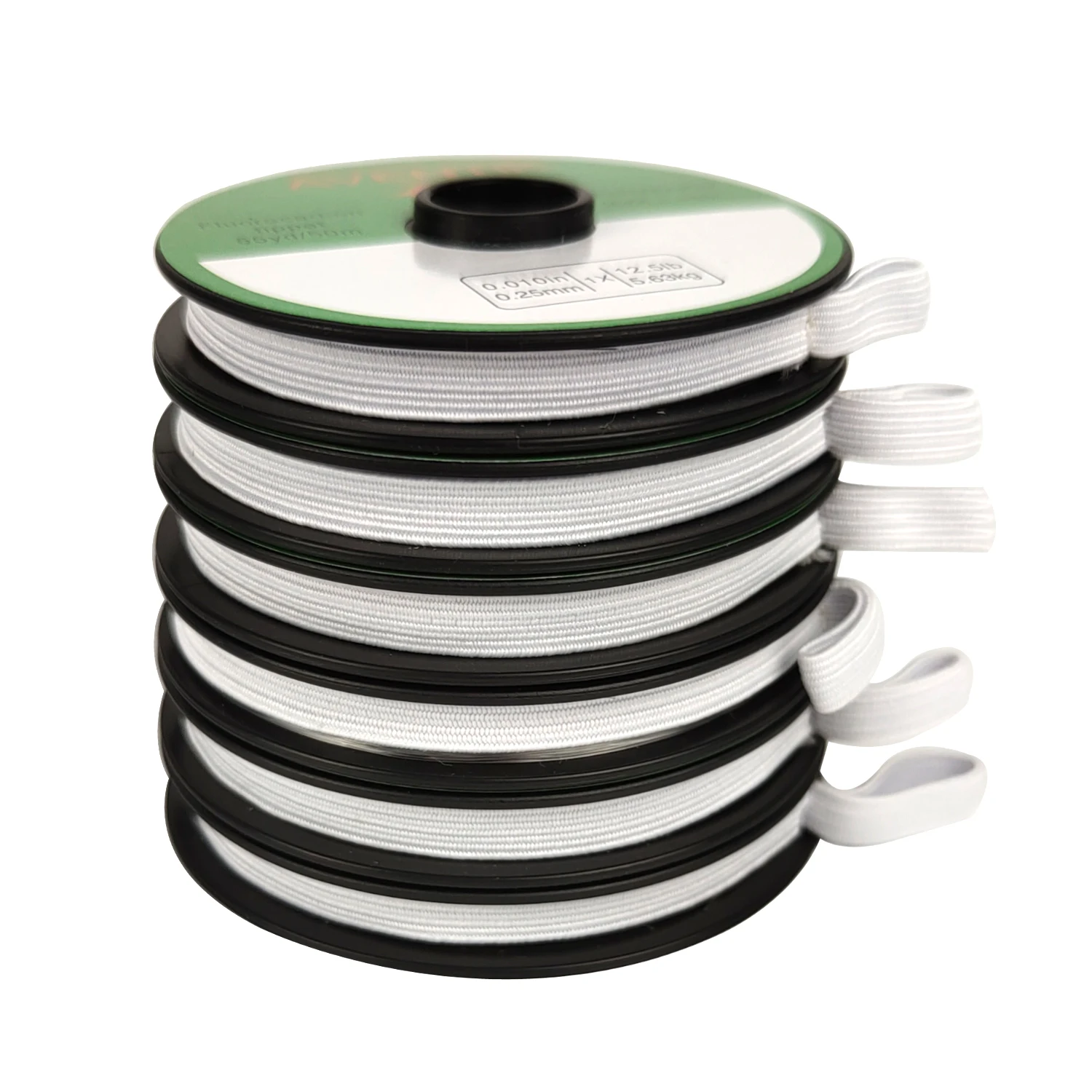 Aventik 50m/55yd 100% fluorocarbono Tippet líder línea de pesca con mosca hundimiento Tippet 0X 1X 2X 3X 4X 5X 6X 3,3-14.5LB - imagen 5