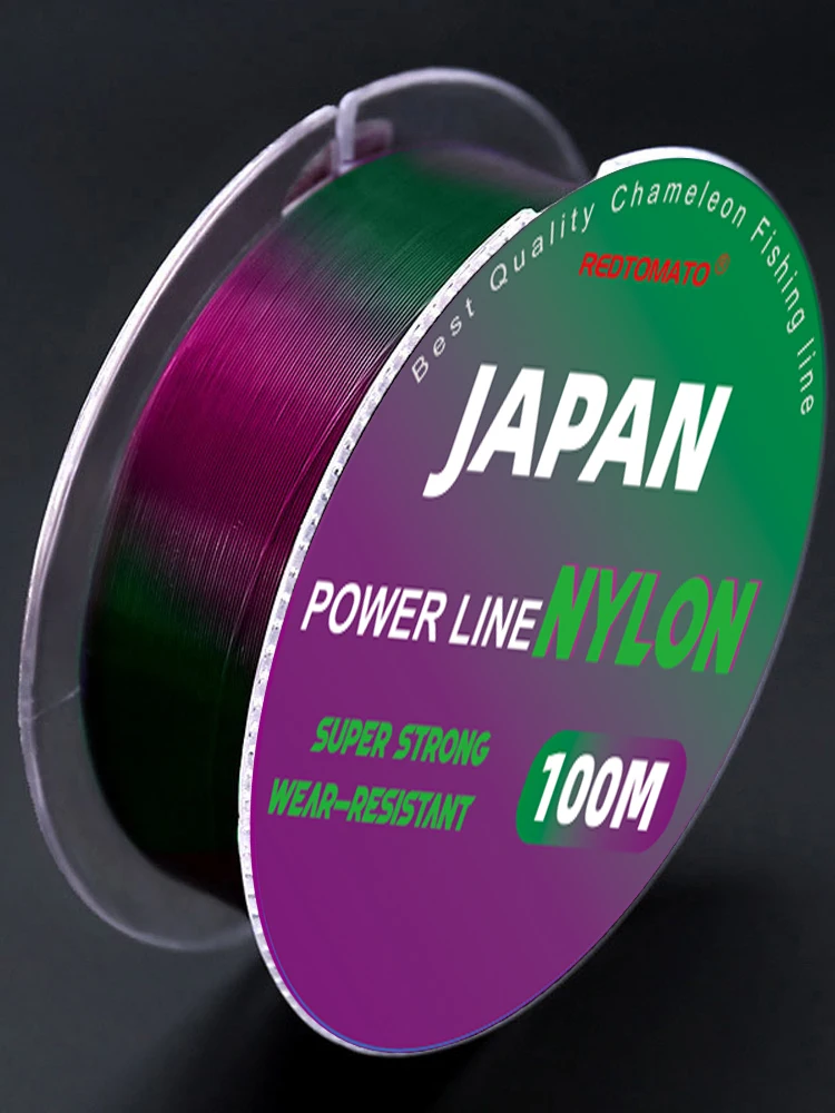 Línea de pesca de roca camaleón súper mágica de nailon japonés de 100M, aparejos de pesca de barco de pesca de mar, sedal de pesca de carpa - imagen 2