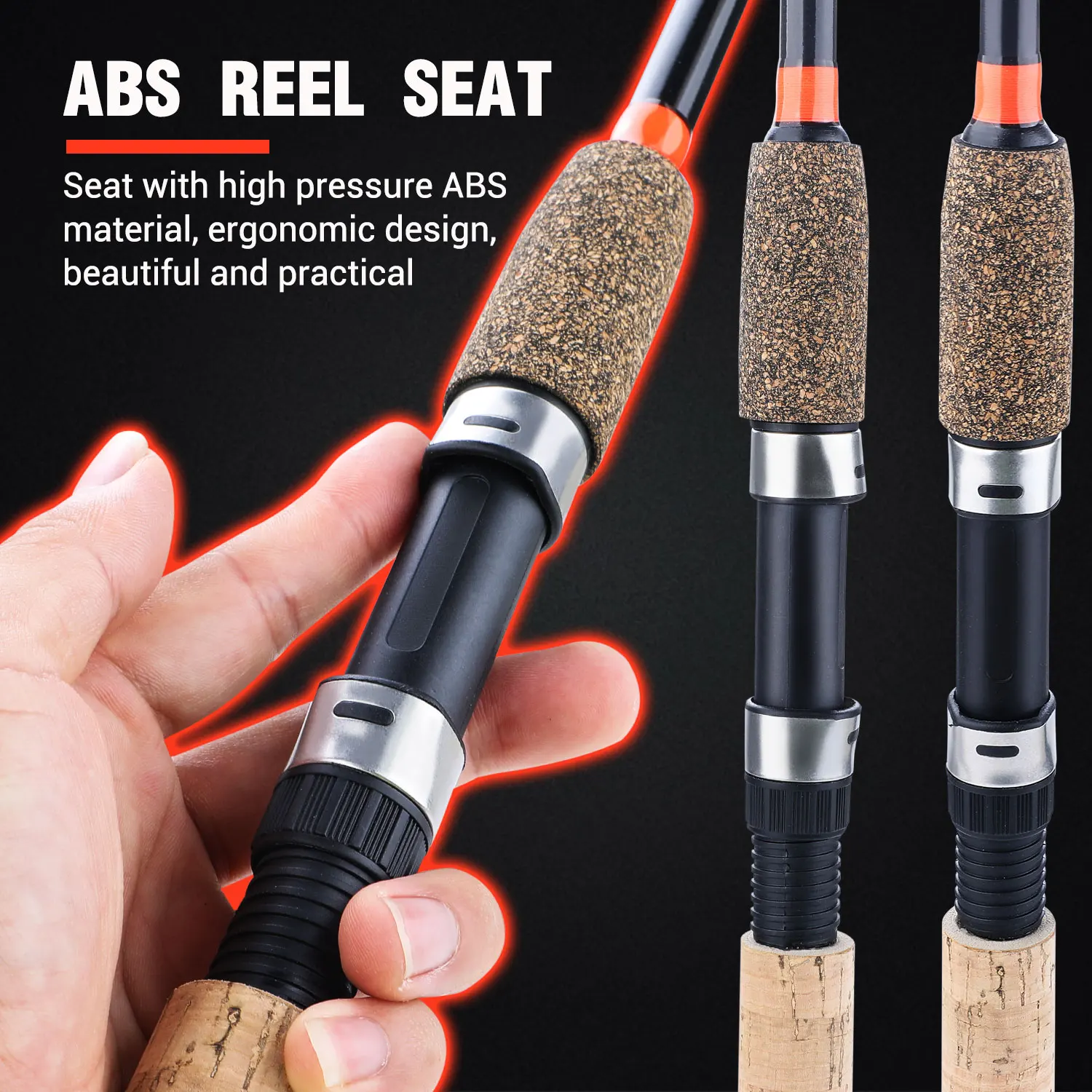 Experimentar equipo de pesca de alta calidad con diseño ergonómico y material de ABS duradero