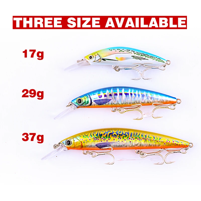 Señuelo minnow Fjord 29 g impresión 3D edición limitada mar - imagen 2