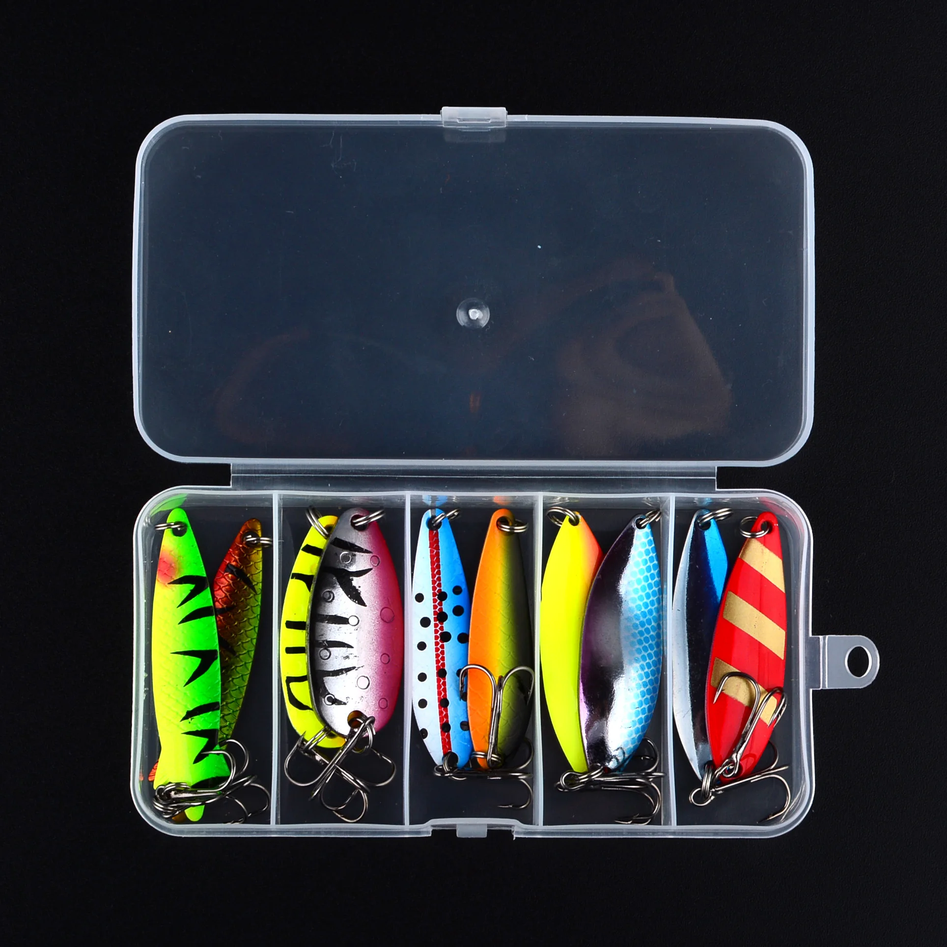 Cucharas de pesca metálicas para trucha y lubina - imagen 2